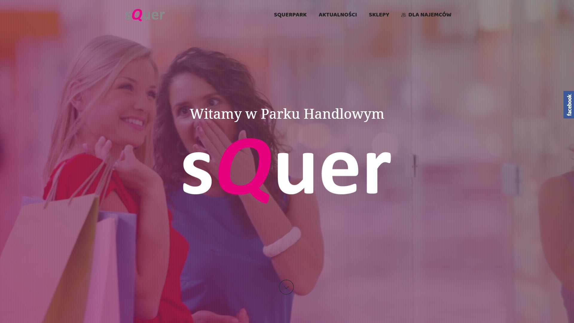 Zrzut strony głównej: sQuer Park